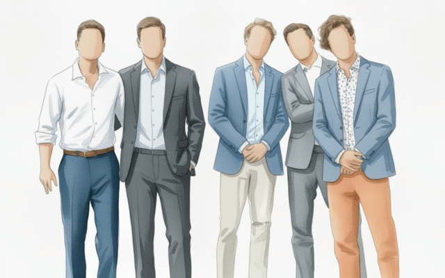 Terno completo masculino